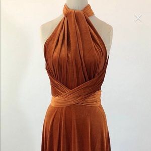 Velvet dress/ wear many ways
